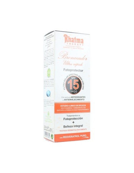 Bronceador Ultrarápido Anti-Age SPF 15 200 ml (Granada) Rhatma