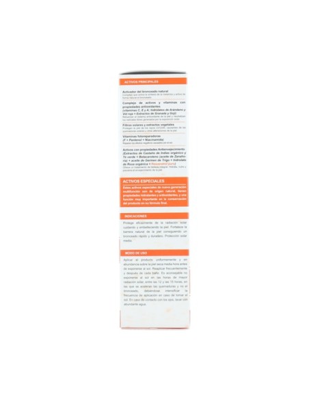 Bronceador Ultrarápido Anti-Age SPF 15 200 ml (Granada) Rhatma