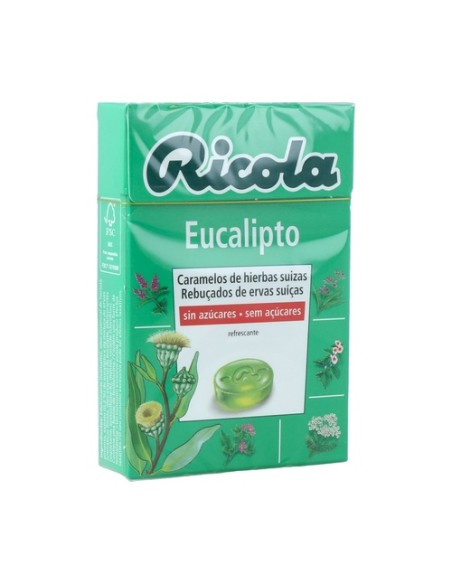 Caramelos de eucalipto sin azúcar 50 g Ricola