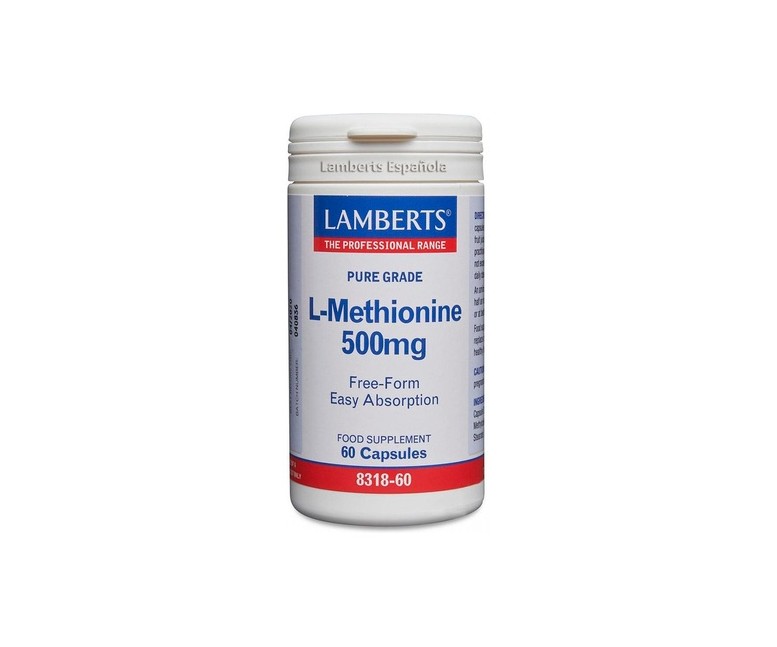 L-Metionina 60 cápsulas de 500mg Lamberts