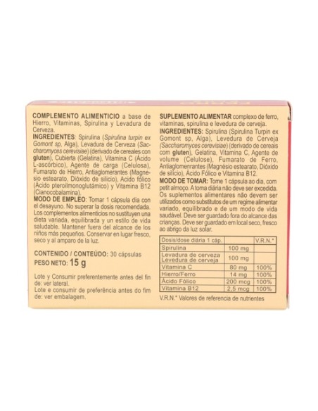 Hierro Plus 30 cápsulas Integralia