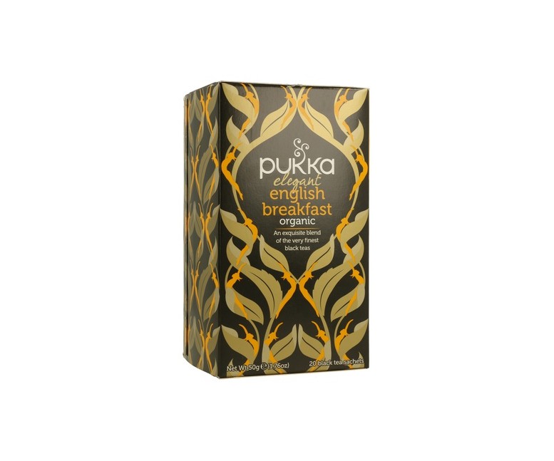 Té Elegant English Breakfast BIO 20 bolsitas infusoras Pukka