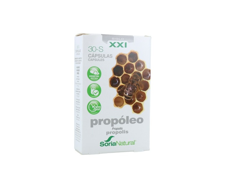 30-S Propóleo 30 cápsulas (690mg) Soria Natural