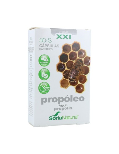 30-S Propóleo 30 cápsulas (690mg) Soria Natural