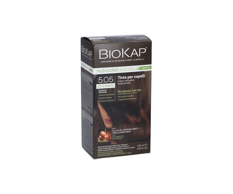 Biokap rapid castaño avellana 5.05 140 g de crema Biokap