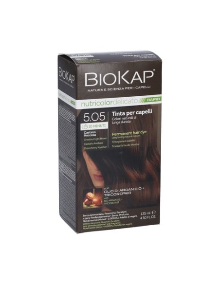 Biokap rapid castaño avellana 5.05 140 g de crema Biokap