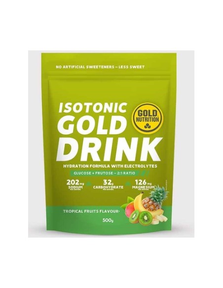 Gold drink tropical 500 g de polvo (Frutas) Gold Nutrition
