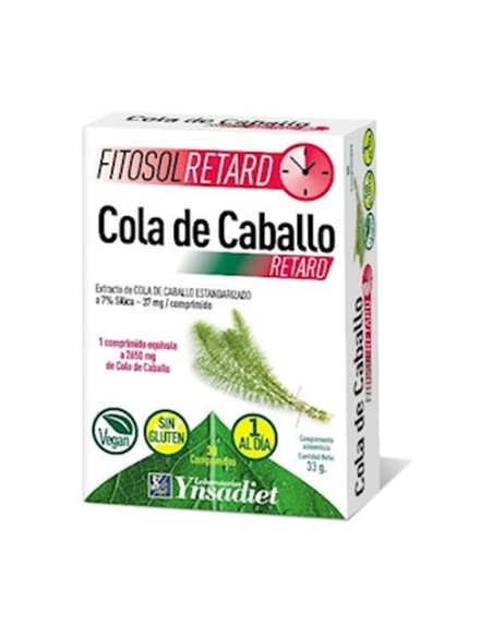 Cola de Caballo Retard 30 comprimidos Ynsadiet
