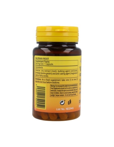 Valeriana 250mg (ext.seco) 50 cápsulas Nature essential