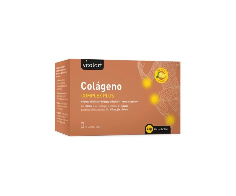 Vitalart colágeno complex plus 30 sobres de 6.85g (Limón) VITALART