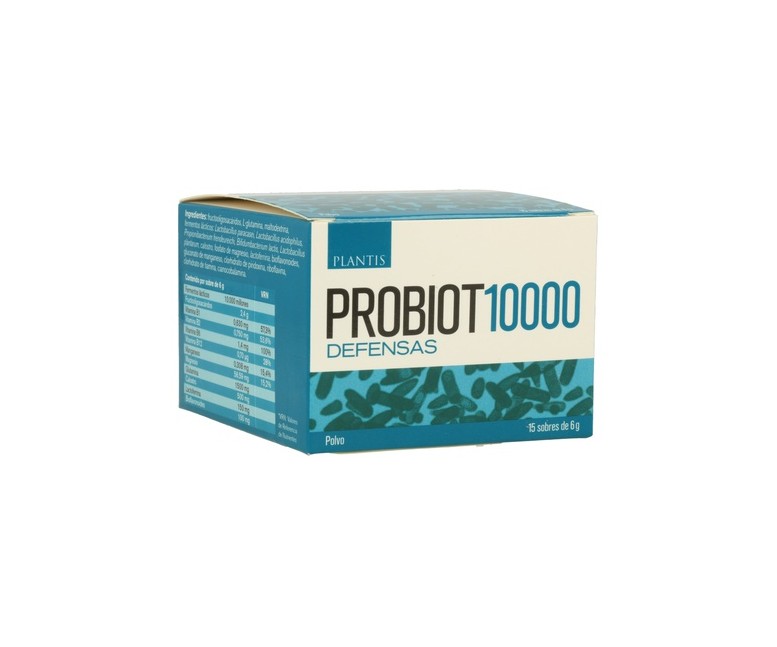 Probiot 10000 (Defensas) 15 sobres de 6g Plantis