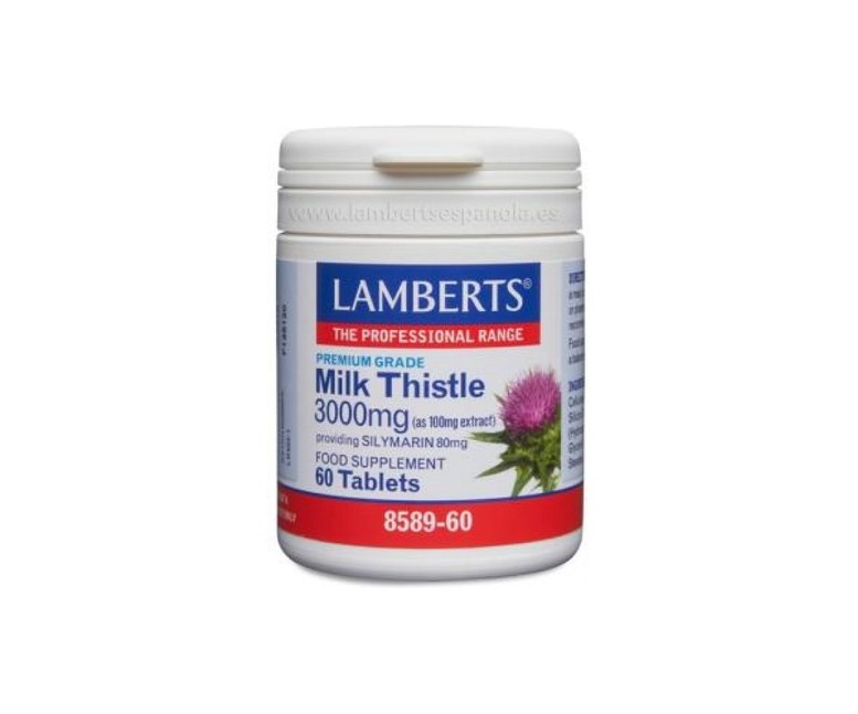 Cardo Mariano 3.000 mg 60 cápsulas Lamberts
