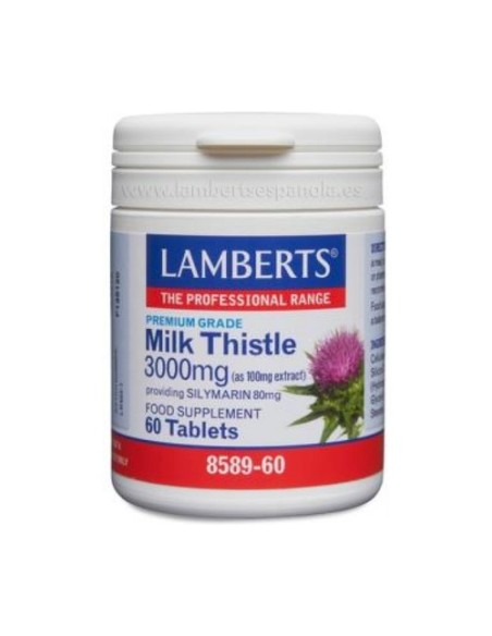 Cardo Mariano 3.000 mg 60 cápsulas Lamberts
