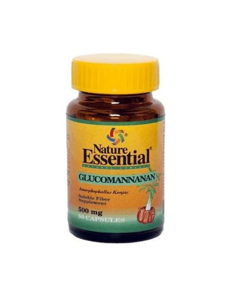 Glucomanano 50 cápsulas de 500mg Nature essential