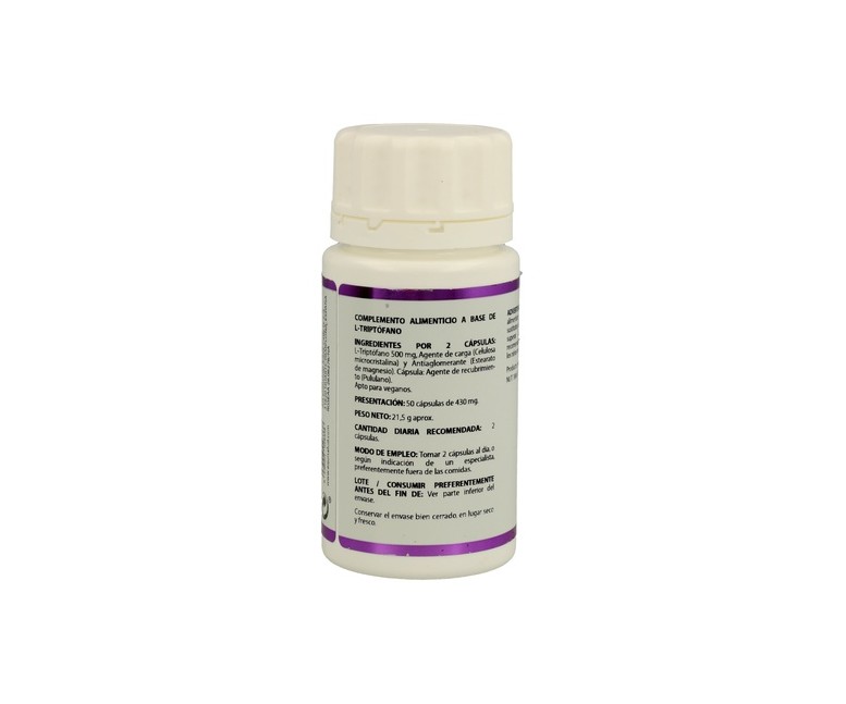 L-triptófano Holomega 50 cápsulas Equisalud