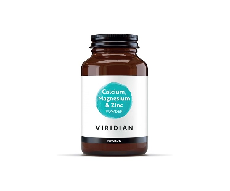 Calcio, Magnesio, Zinc Con Vitamina C 100 g Viridian