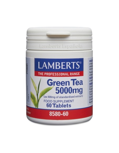 Té verde 60 tabletas de 5000mg Lamberts