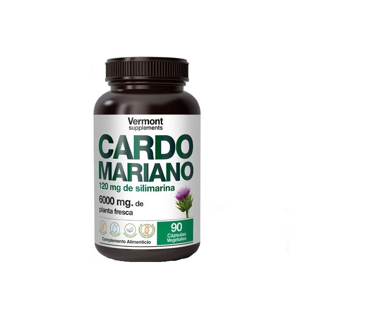 Cardo mariano 90 cápsulas vegetales Vermont Supplements