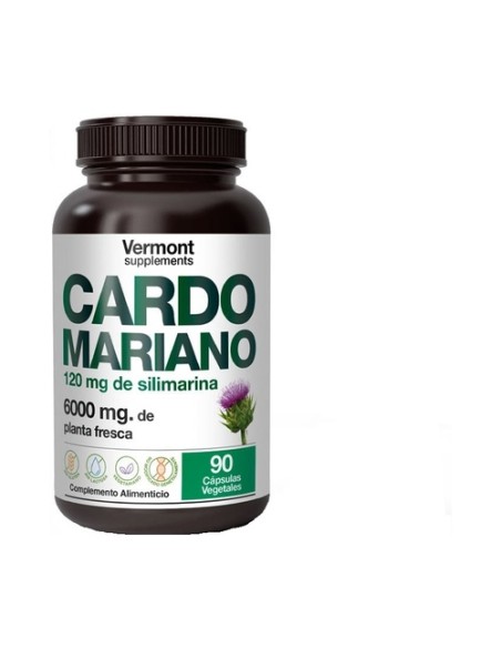 Cardo mariano 90 cápsulas vegetales Vermont Supplements