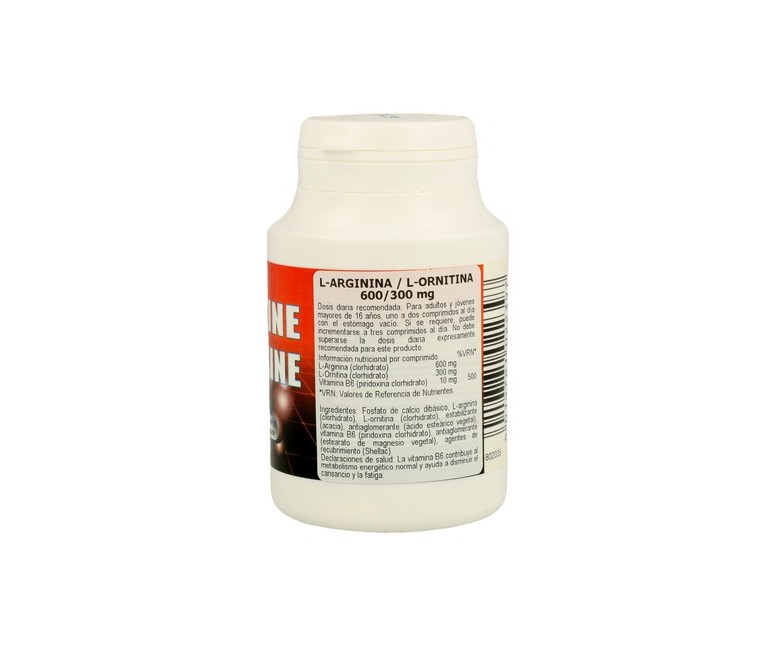 L-Arginina y L-Ornitine 60 comprimidos Health Aid