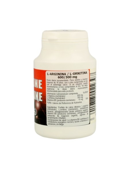 L-Arginina y L-Ornitine 60 comprimidos Health Aid