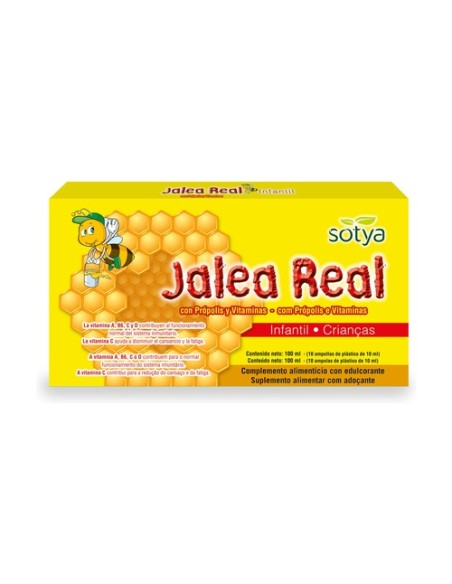 Jalea Real Infantil 10 ampollas Sotya