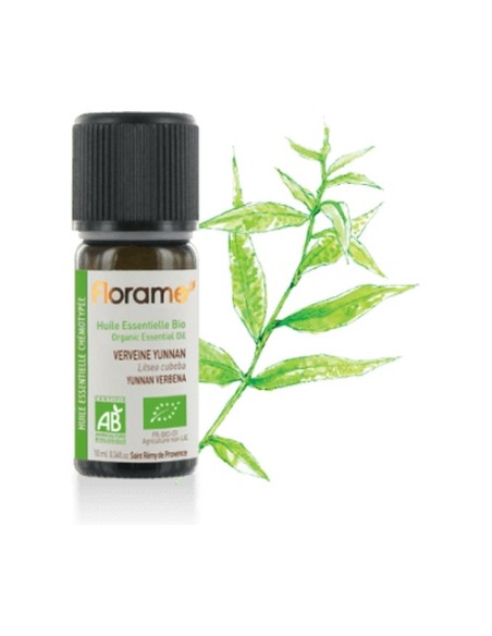 Aceite esencial orgánico de verbena de Yunnan 10 ml de aceite esencial Florame