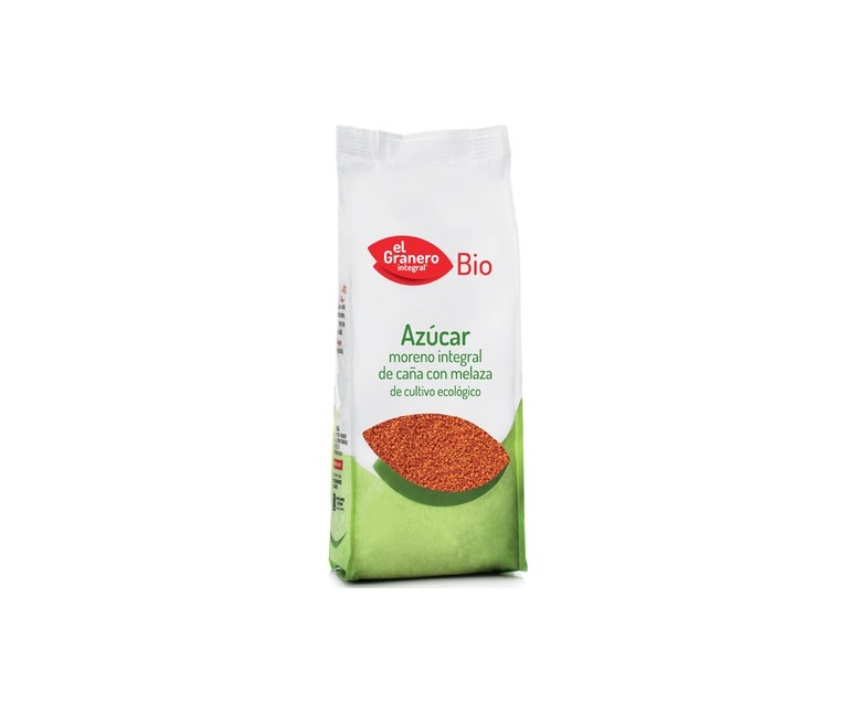 Azúcar moreno integral de caña con melaza Bio 1 kg El Granero Integral