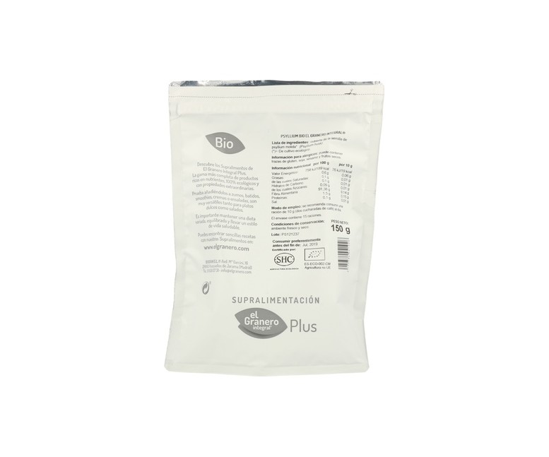 Psyllium Bio 150 g El Granero Integral