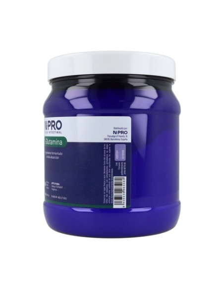 NPro L-Glutamina (regeneración intestinal) 300 g de polvo (Neutro) NPro