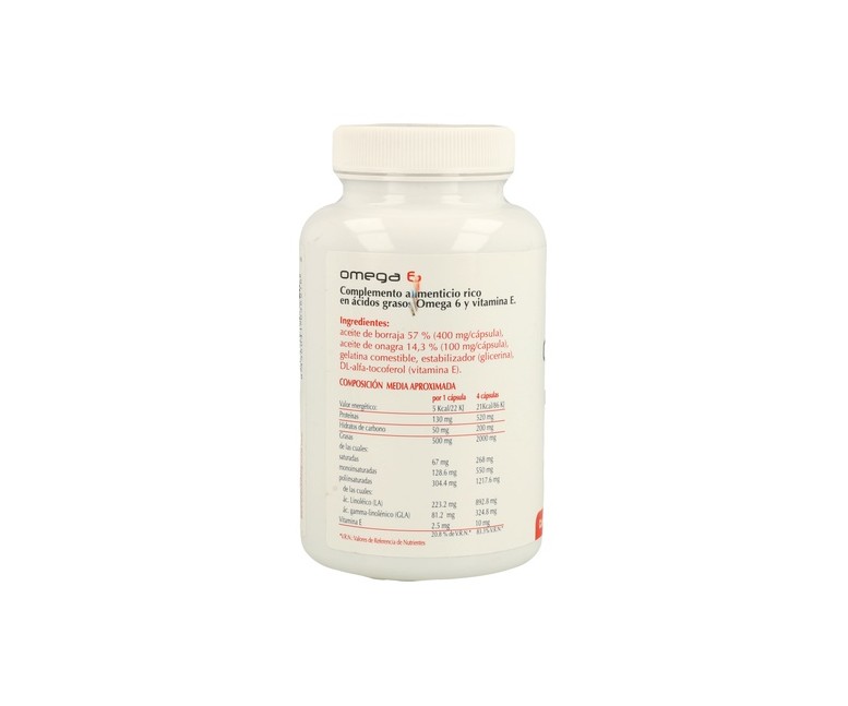 Omega 6 (Onagra+Borraja) 220 cápsulas Plantis