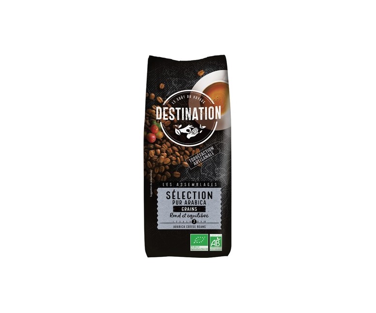 Café en Grano Selección 100% Arábica Bio 1 kg Destination Bio