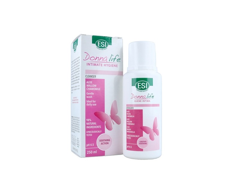 Donna Life jabón de higiene íntima lenitivo shooting 250 ml Esi