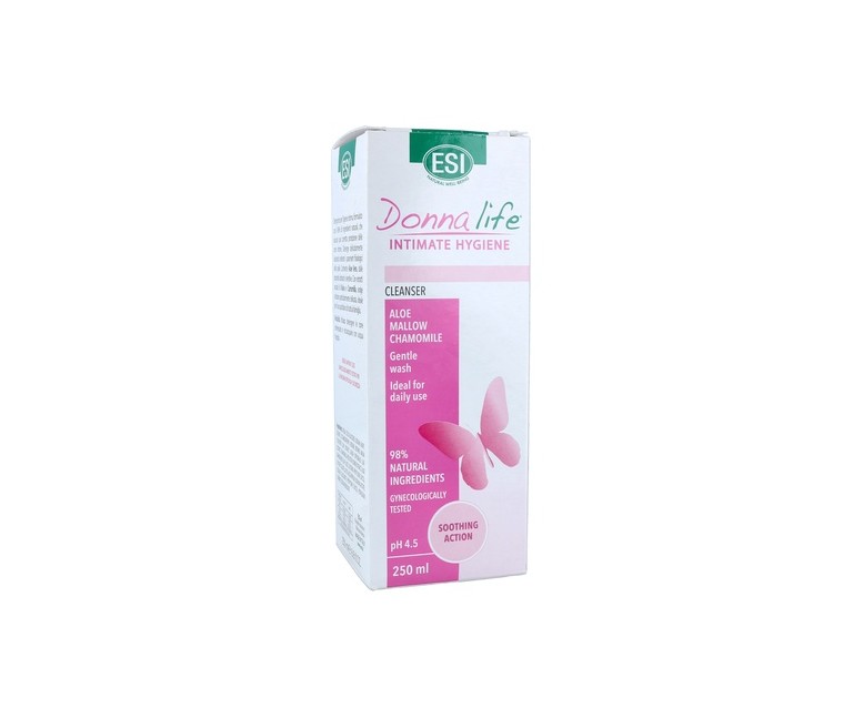 Donna Life jabón de higiene íntima lenitivo shooting 250 ml Esi