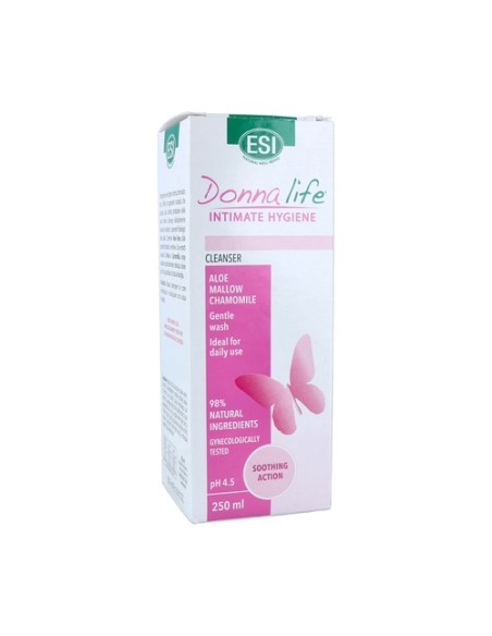 Donna Life jabón de higiene íntima lenitivo shooting 250 ml Esi