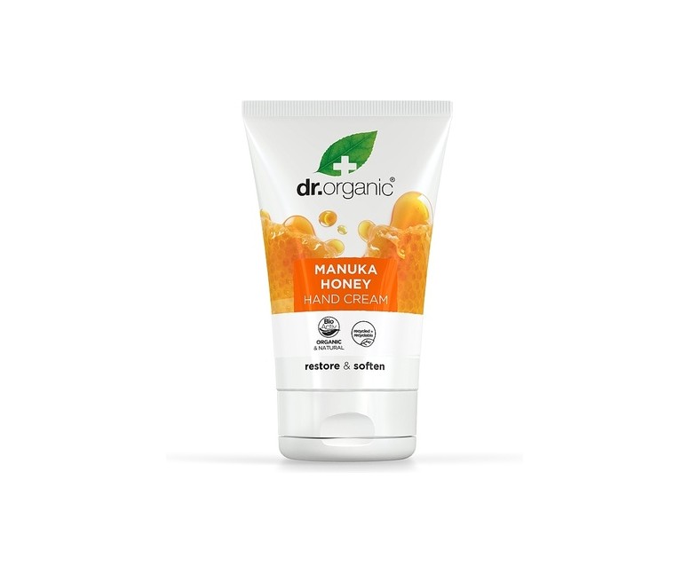 Crema manos y uñas Miel de Manuka Orgánica 125 ml de crema Dr. Organic