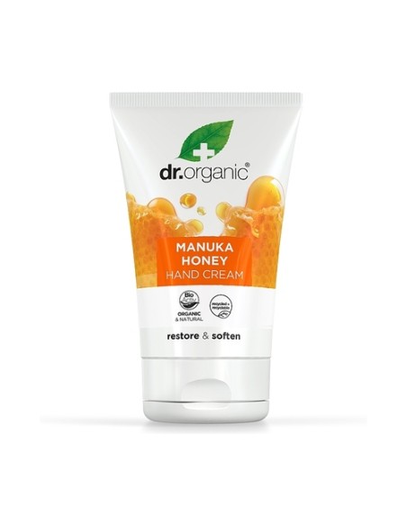 Crema manos y uñas Miel de Manuka Orgánica 125 ml de crema Dr. Organic