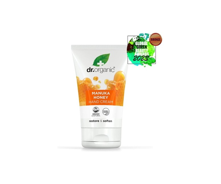Crema manos y uñas Miel de Manuka Orgánica 125 ml de crema Dr. Organic