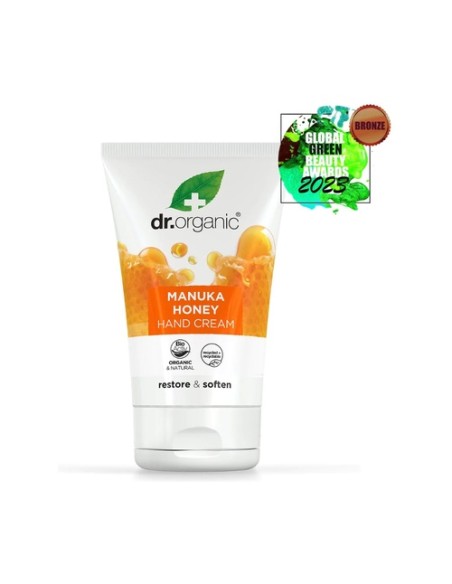 Crema manos y uñas Miel de Manuka Orgánica 125 ml de crema Dr. Organic