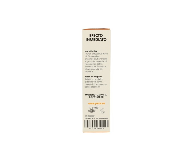 Yonic aceite íntimo lubricante para mujer 50 ml Yonic