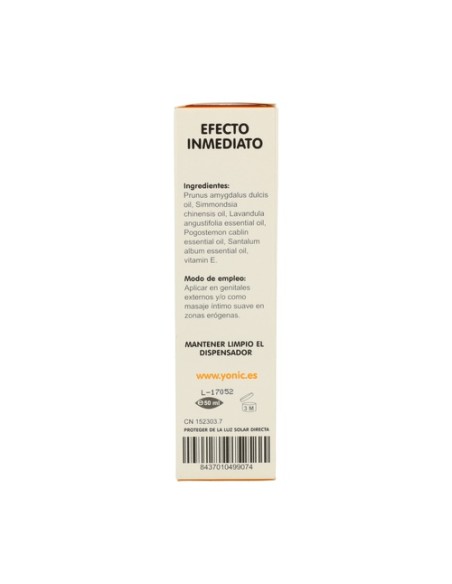 Yonic aceite íntimo lubricante para mujer 50 ml Yonic