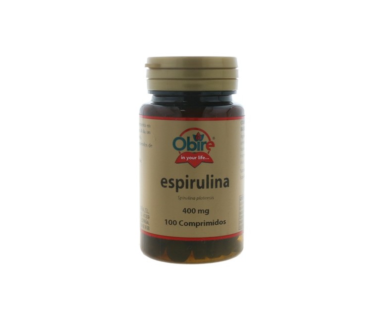 Espirulina 100 comprimidos de 400mg Obire