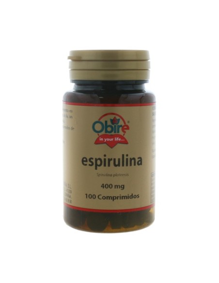 Espirulina 100 comprimidos de 400mg Obire