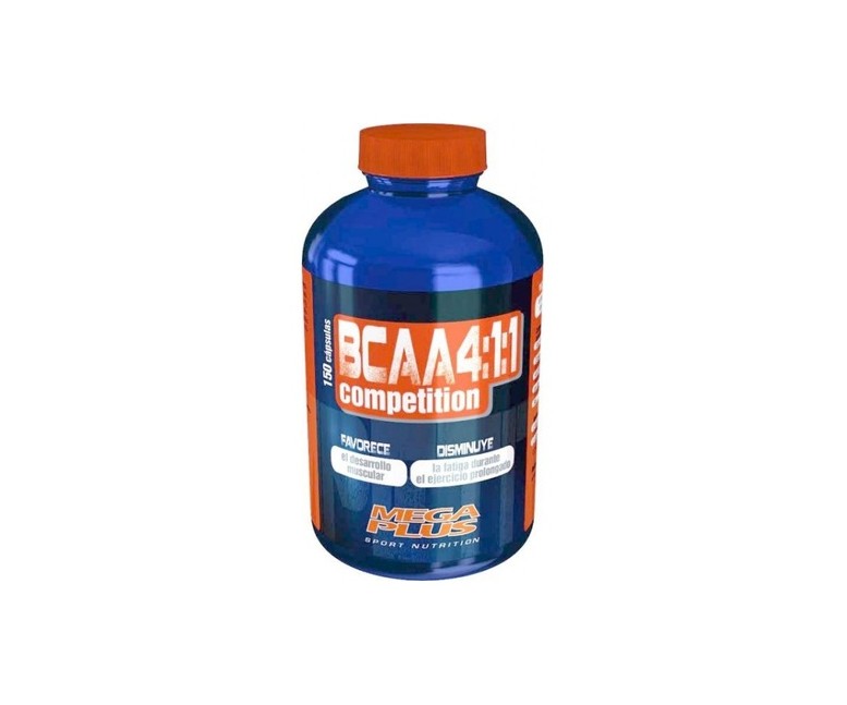 Bcaa 4:1:1 Competition 150 cápsulas Mega Plus