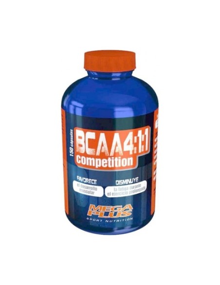 Bcaa 4:1:1 Competition 150 cápsulas Mega Plus