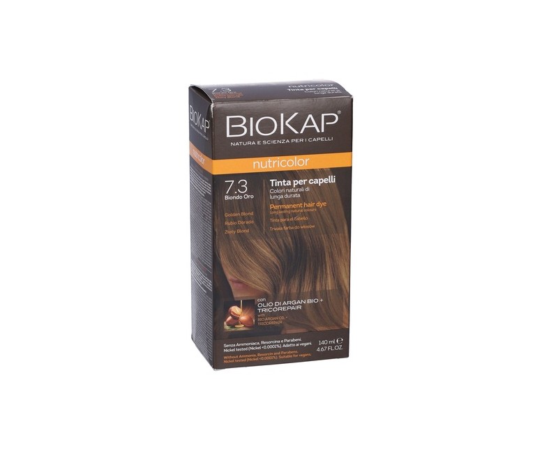 Color de cabello 7.3 Rubio dorado 140 ml Biokap
