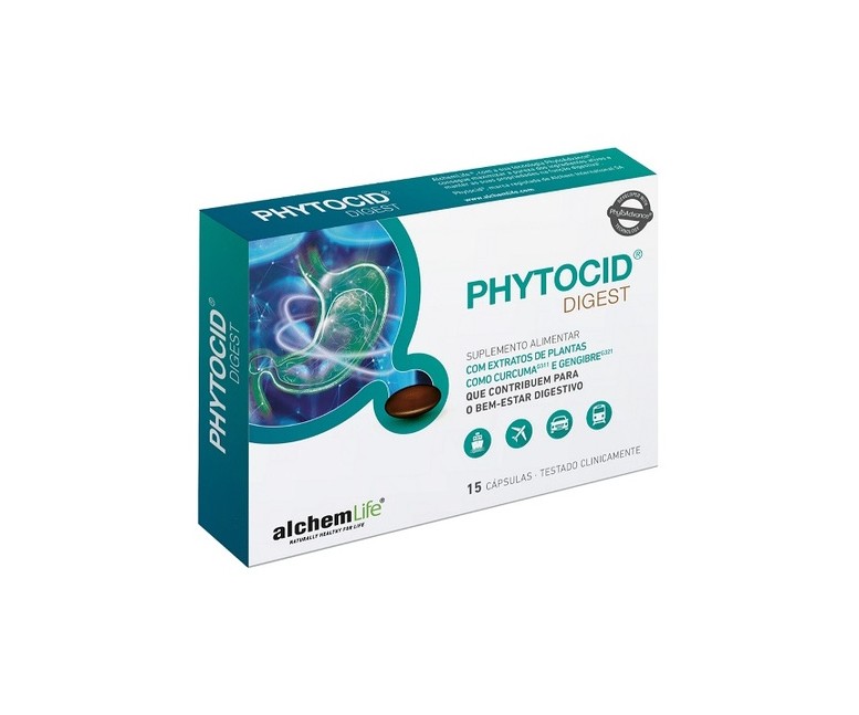 Phytocid digestión 15 cápsulas de 800mg Alchemlife