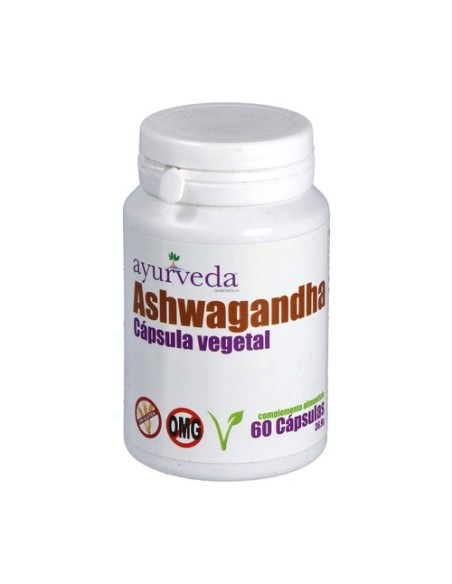 Ashwagandha 60 cápsulas de 615mg Ayurveda