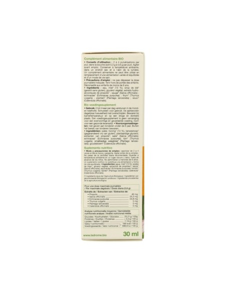 Spray bucal própolis Bio 30 ml Ladrome