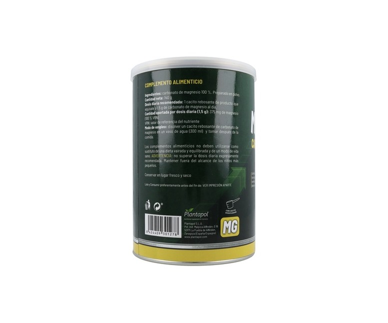Magnepol (Carbonato de Magnesio) 140 g Plantapol